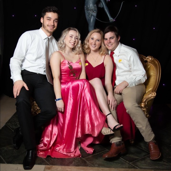 Vintage  80’s pink dress - Picture 7 of 8